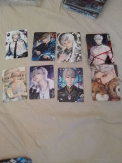 Anime demon slayer collectible cards 8 cards for 20$