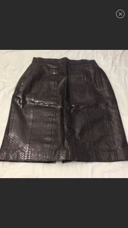 Snakeskin skirt