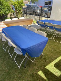Tables and chairs