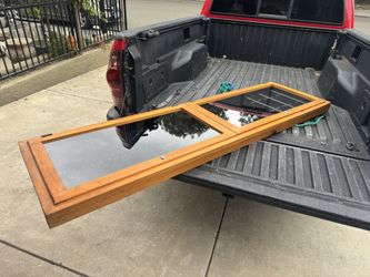 Portable Wooden Flea Market Display Case