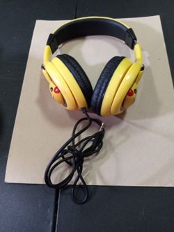 2018 Pikachu Kids Wired Headphones Working $9 Firm P/U 48 TH ST ROOSEVELT PHX AZ 