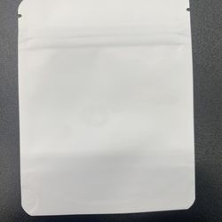 4x5 Matte White Mylar Bag (3.5g)