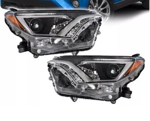 2016 2017 2018 Toyota Rav4 Headlights Halogen Projector Headlamp Left+Right BRAND NEW