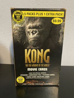 King Kong The 8th Wonder of The World Movie Topps Vintage Trading Cards 