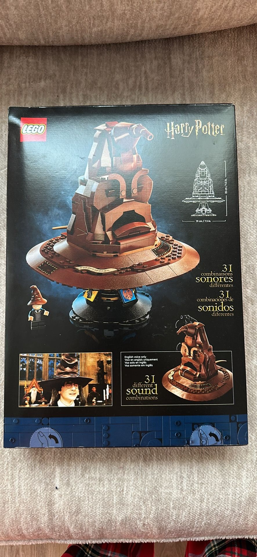 Harry Potter Lego Sorting hat Talking