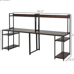 2-Person Desk In Excellent Condition.  It is like new. Almost New. And there is a Chair that can be sold separately. Both are almost new.