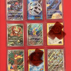 Vintage and Modern Pokemon Cards
