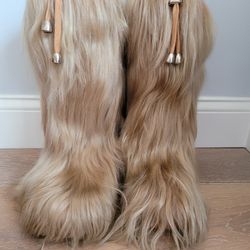 SUPER shaggy Wool/lana Boot