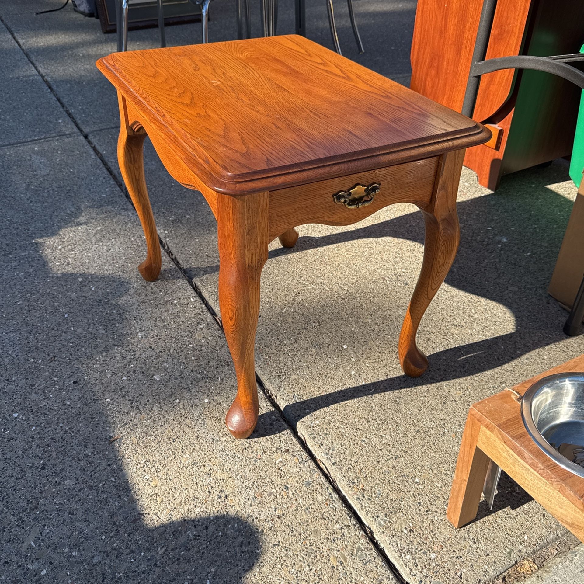 Antique little wooden table
