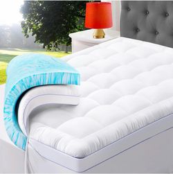 New ABENE King Size 3-Inch Memory Foam Mattress Topper