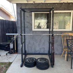 Squatting/bench Rack (with Weights)