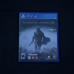 Shadow of Mordor PS4 – Opened but Unused Game – Great Condition