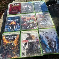 XBOX SERIES X BACKWARDS COMPATIBLE XBOX 360 GAMES $25 EACH FINAL PRICE SEE 👀 ALL PICTURES 