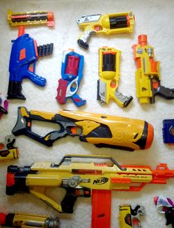 Nerf Guns As Is Must Take All Some Untested