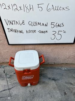Vintage drinking water cooler