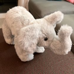Vermont Bear Co Gray Classic Elephant with Movable Head & Legs, Made in the USA