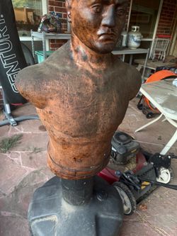 Punching dummy and punching bag