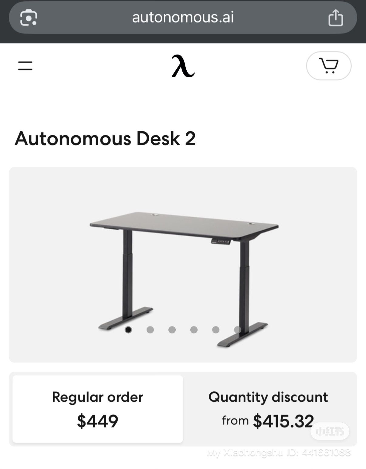 Standing Desk Autonomous SmartDesk 2 Premium