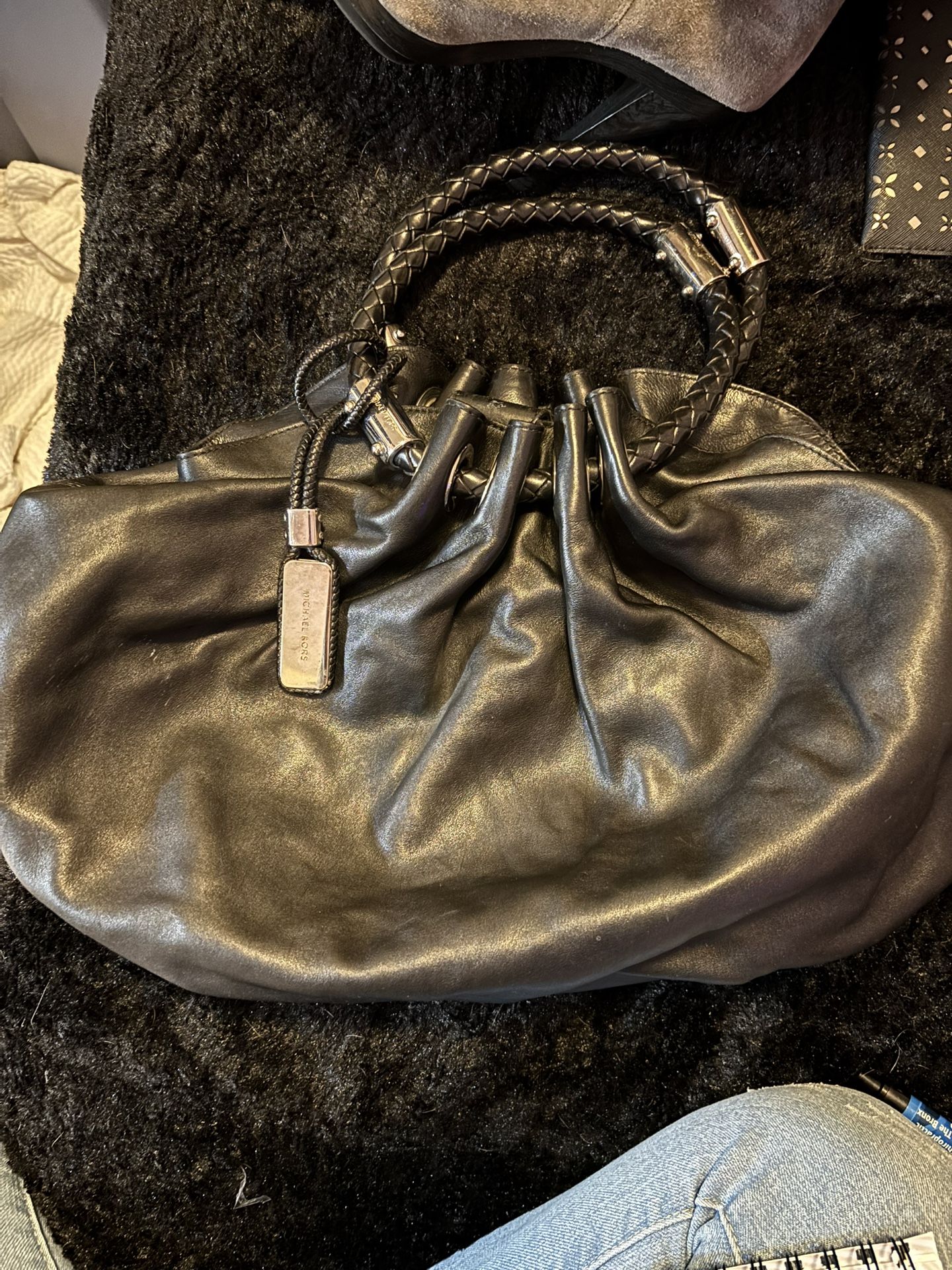 Michael Kors Collection Skorpios Hobo Amazing Black Bag