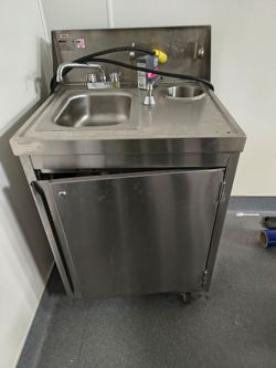 Portable Sink and Prep Tables