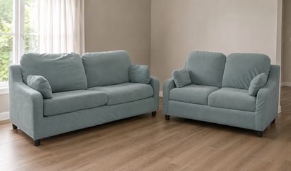 IKEA Vinliden Sofa & Loveseat Set - Seafoam