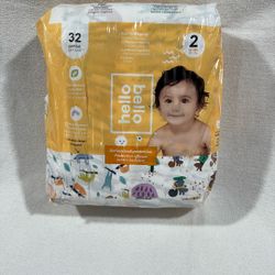 Hello Hello Diapers Size 2/32 Diapers 