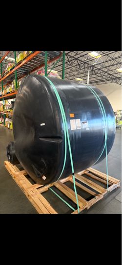 2500 Gal. Black Polyethylene Vertical Water Storage Tank