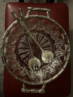 ITALIAN SALAD SET SILVERPLATE Vintage
