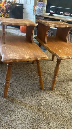2 Vintage 70’s End Tables