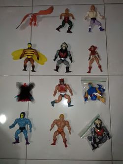 Masters of the Universe  LOT MOTU He-Man 1980s Vintage 11 Figures Mattel