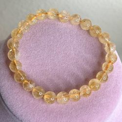 7mm Natural Citrine  💛 