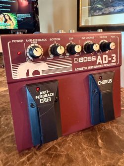 Boss Ad-3 Acoustic Instrument Processor Excellent condition