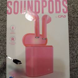 Soundpods by CYLO Blutooth Earbuds pink