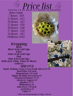 Handmade flowers