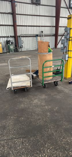 Various rolling carts