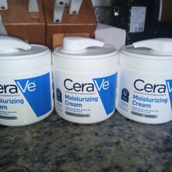 CeraVe Moisturizing Face & Body Lotion (3 Tubs)