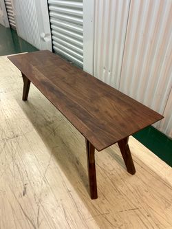 Walnut Bench - New!