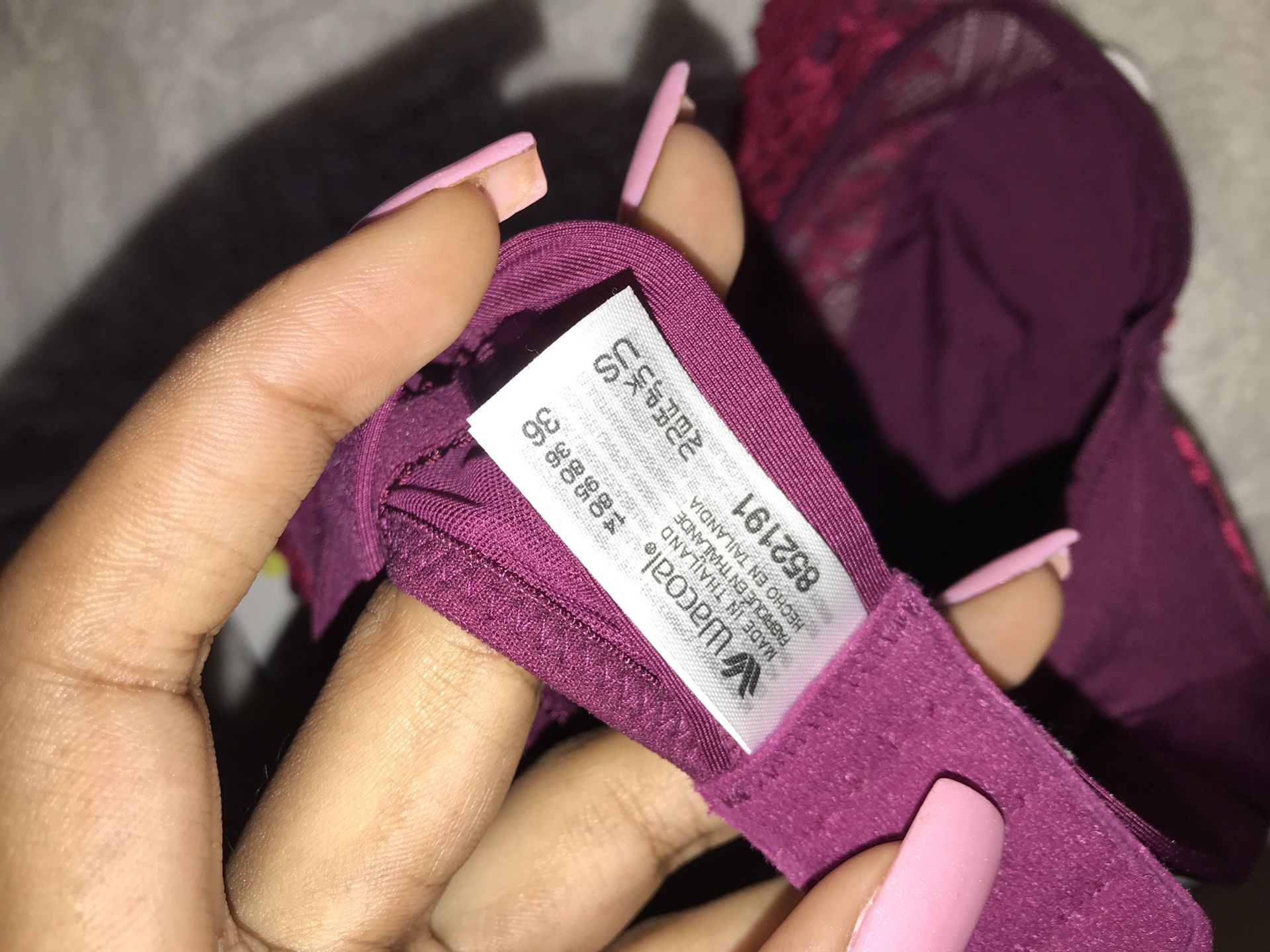 WACOL CONVERTIBLE BRALETTE SZ 36 band