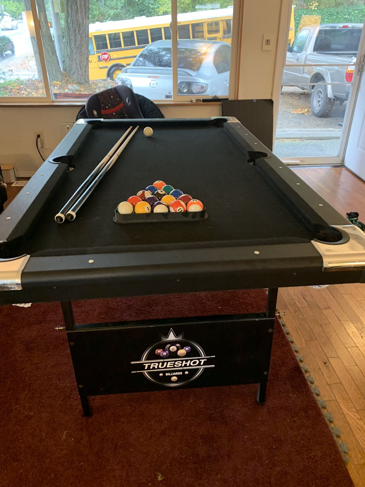 6ft Pool Table -True Shot Billiards-Excellent