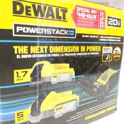 20V Max DeWalt POWERSTACK 2- Pack Starter Kit 