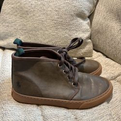Boys Ralph Lauren Polo Boots Size 5y 