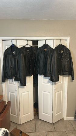 Authentic Harley Davidson Motorcycles Leather Jackets & Vest Vintage 2000’s