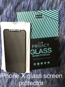 iPhone X glass screen protector