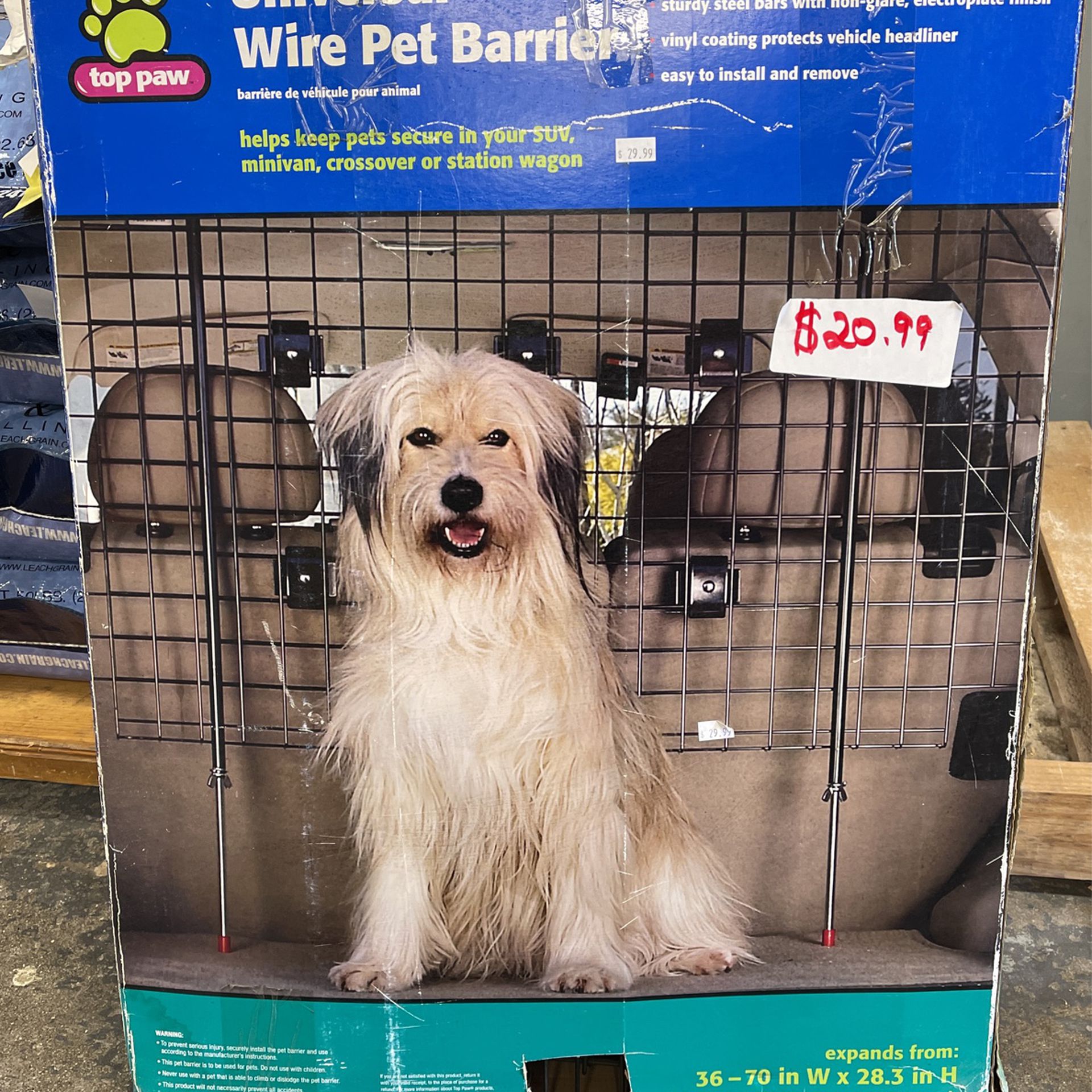 Universal Wire Pet Barrier, Back Car Dog Barrier 