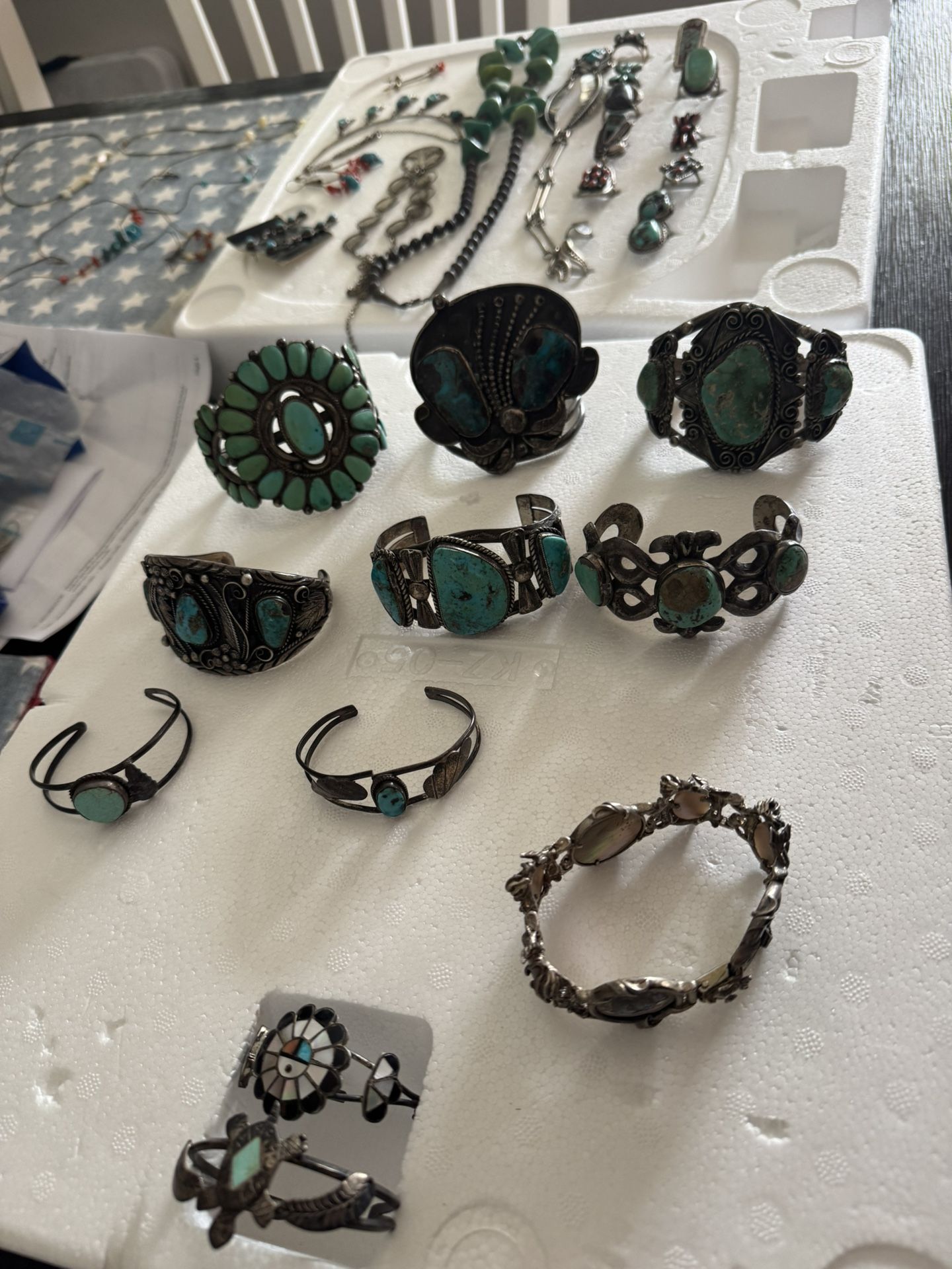 Vintage Silver Turquoise Jewlery