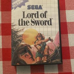 Lord Of The Sword Sega Master System Game 