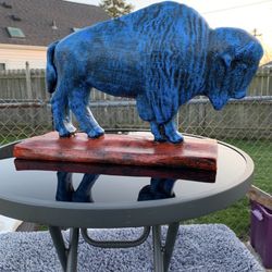 Let’s Go Buffalo Statue 
