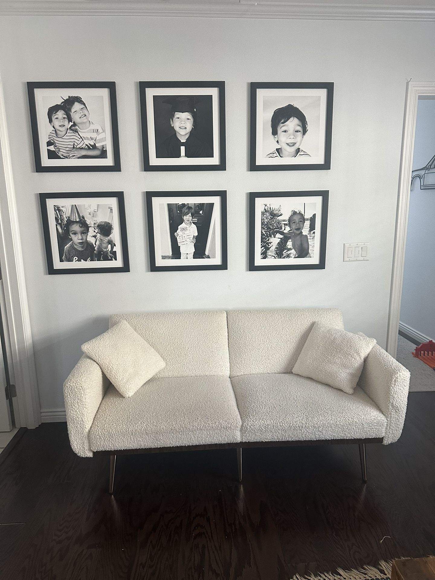 Boucle Loveseat / Futon ($100)