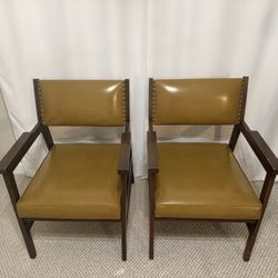 Rare Authentic 70s Chairs - Mustard Yellow