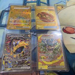Pokemon Card TCG Prismatic Evolutions Chase Cards Special illustration Rares & Gold Earthen Vessel